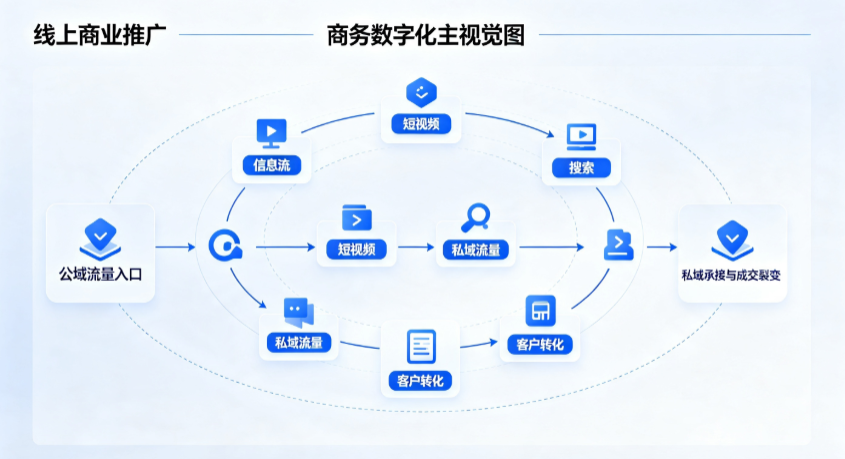 威海线上商业推广怎么做？全域流量闭环搭建与低成本转化实战指南